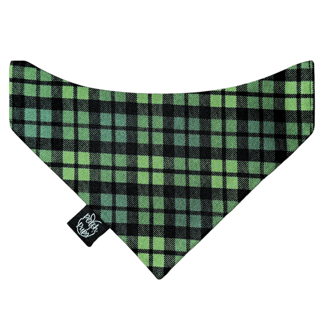 Evergreen Plaid Bandana
