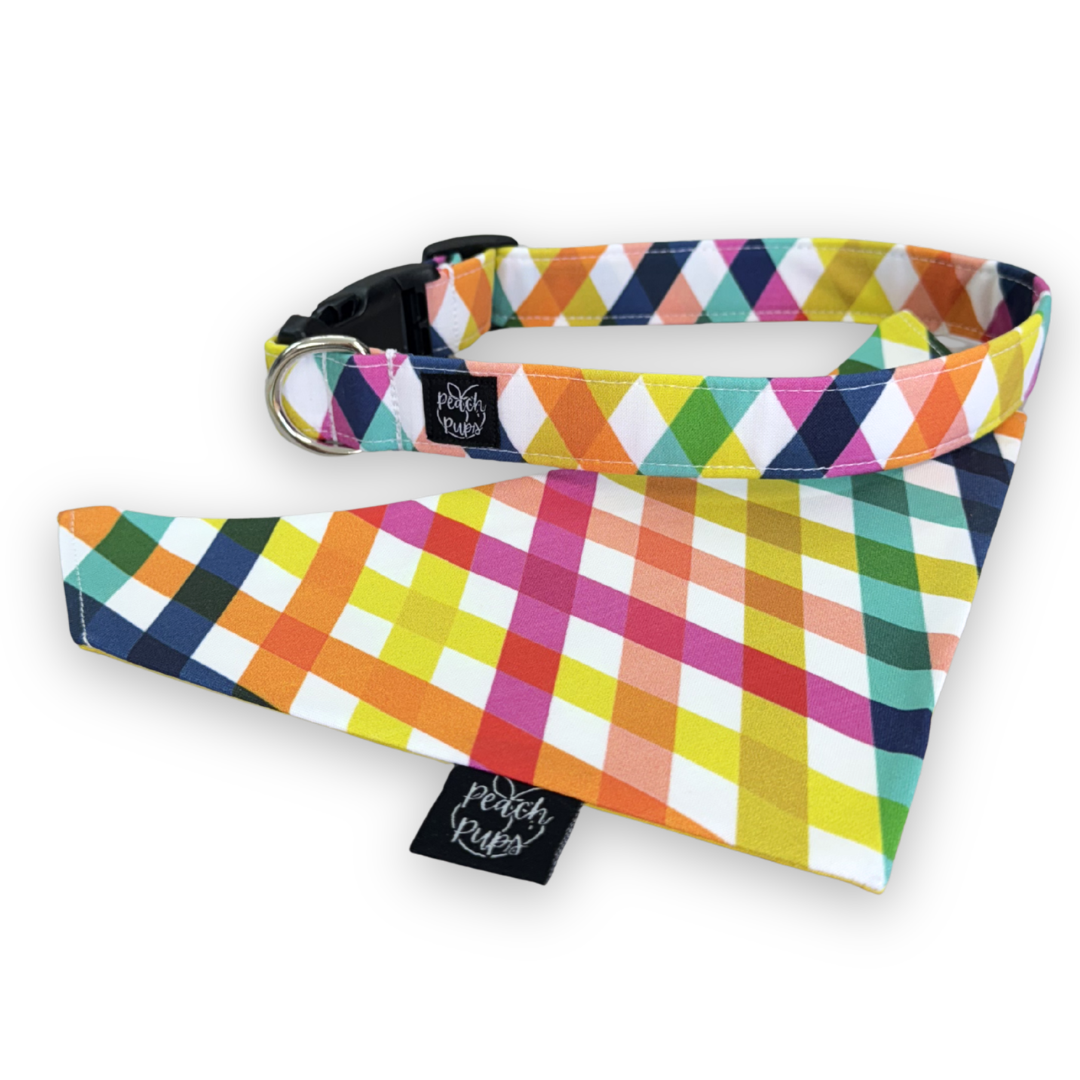 Summer Bias Plaid Collar