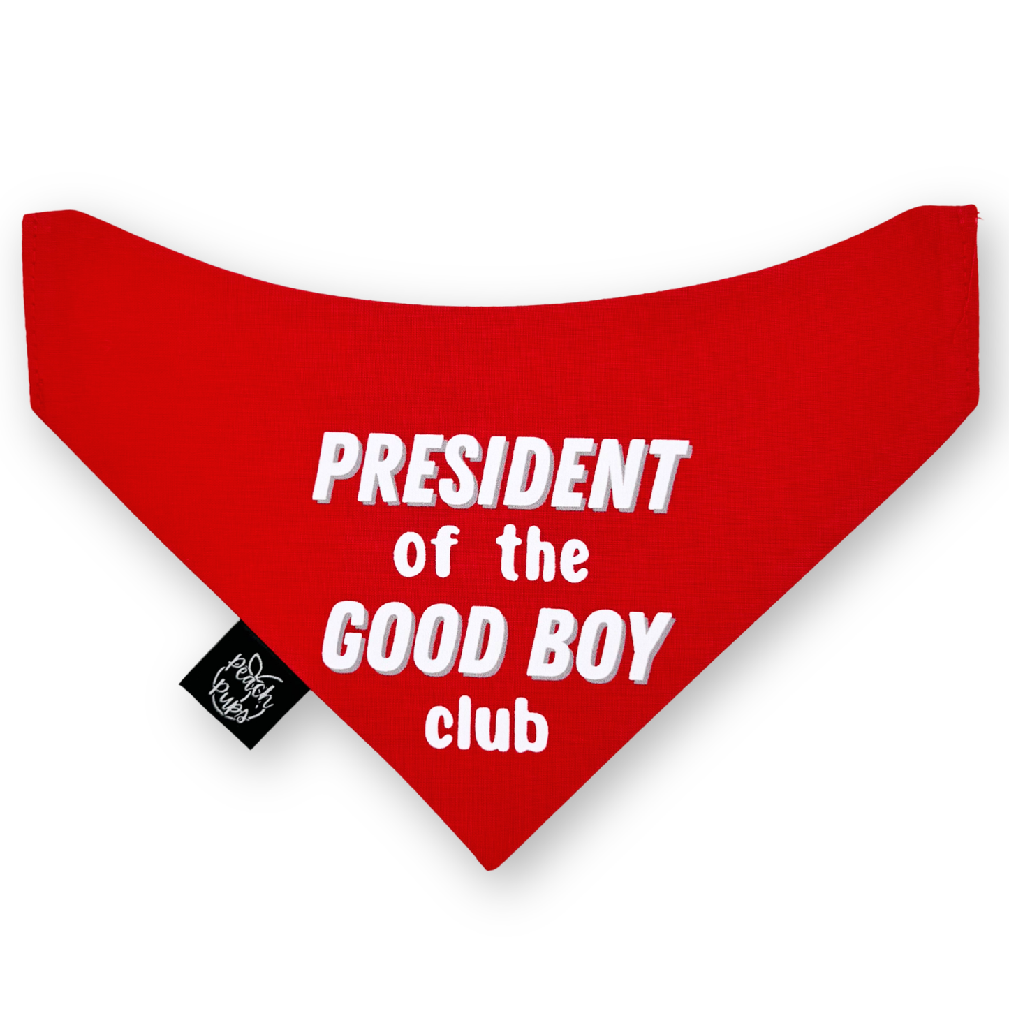 Red Good Boy Club Bandana