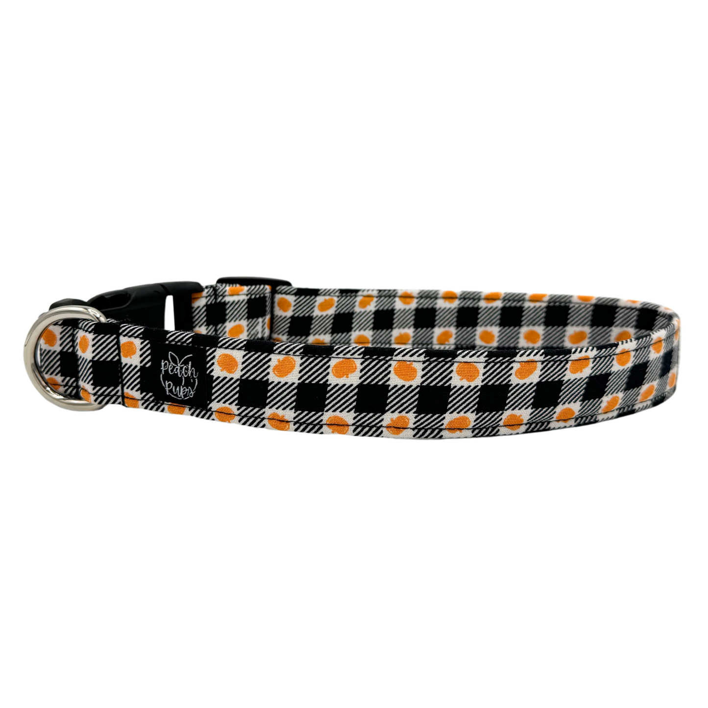 Pumpkin Gingham Collar