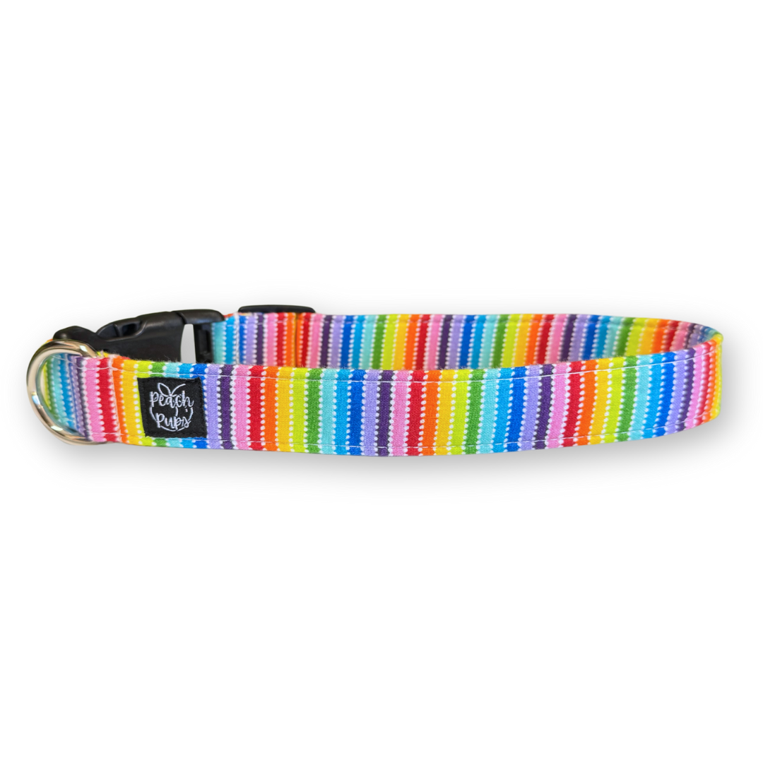 Rainbow Stripes Collar