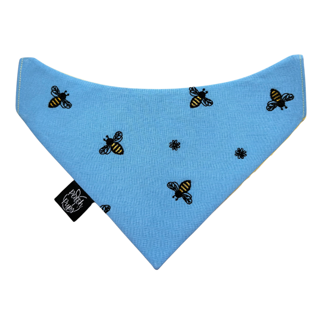 Embroidered Bees Bandana