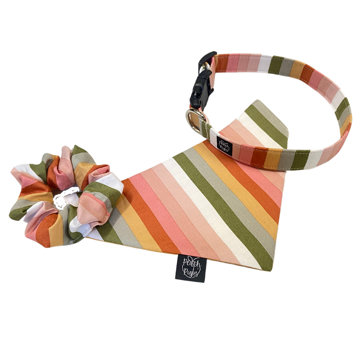 Pastel Stripe Scrunchie