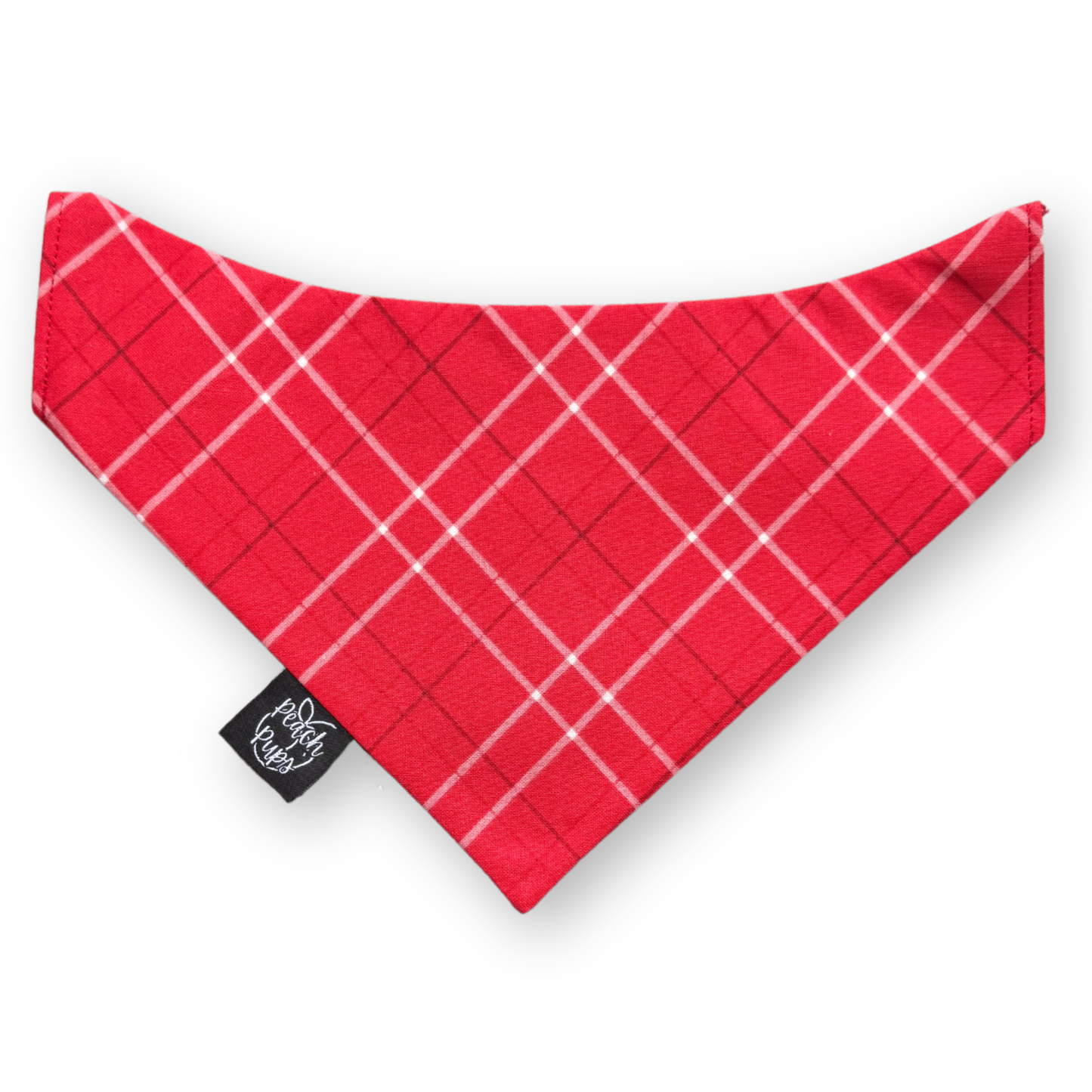 Red Plaid Bandana