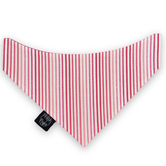 Pink Pinstripe Bandana