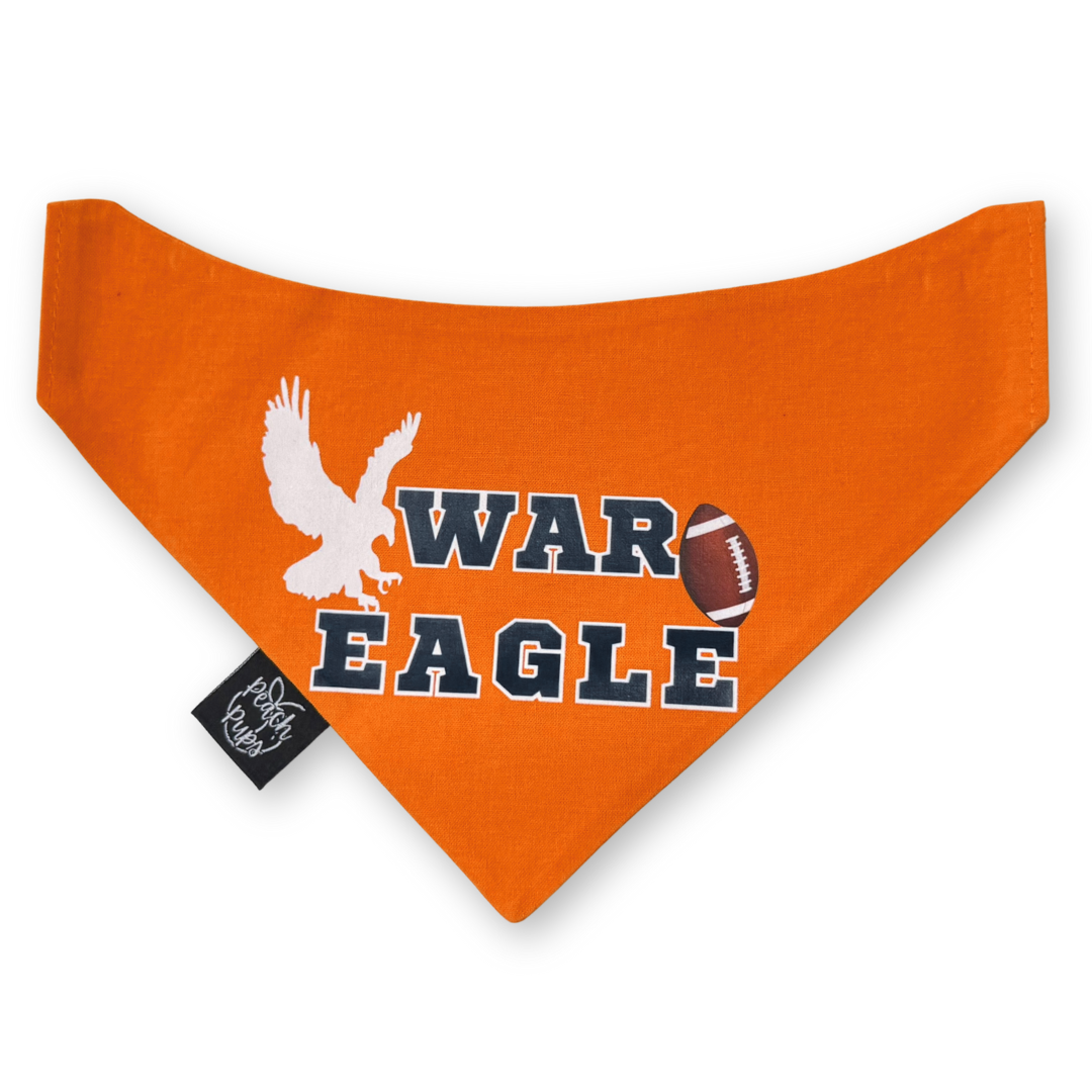 Orange War Eagle Bandana