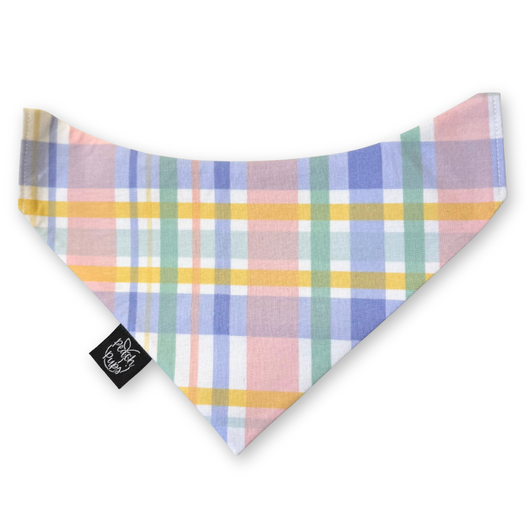Pastel Plaid Bandana