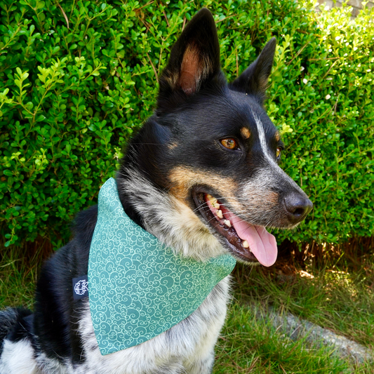 Green Swirls Bandana