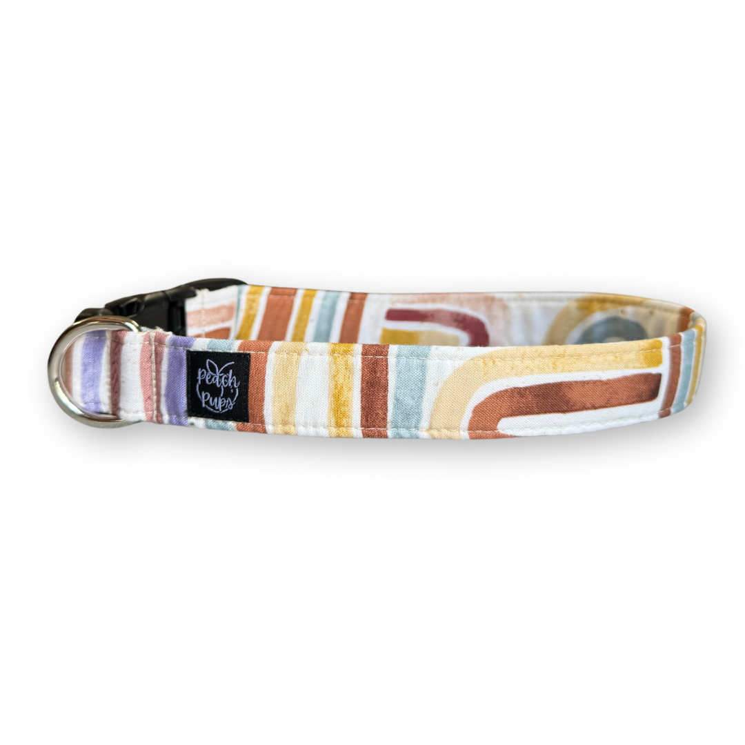 Watercolor Rainbows Collar