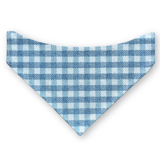 Blue Tweed Bandana
