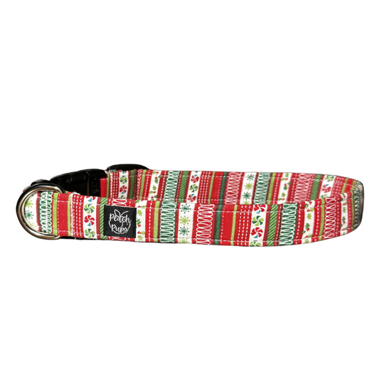 Holiday Stripe Collar